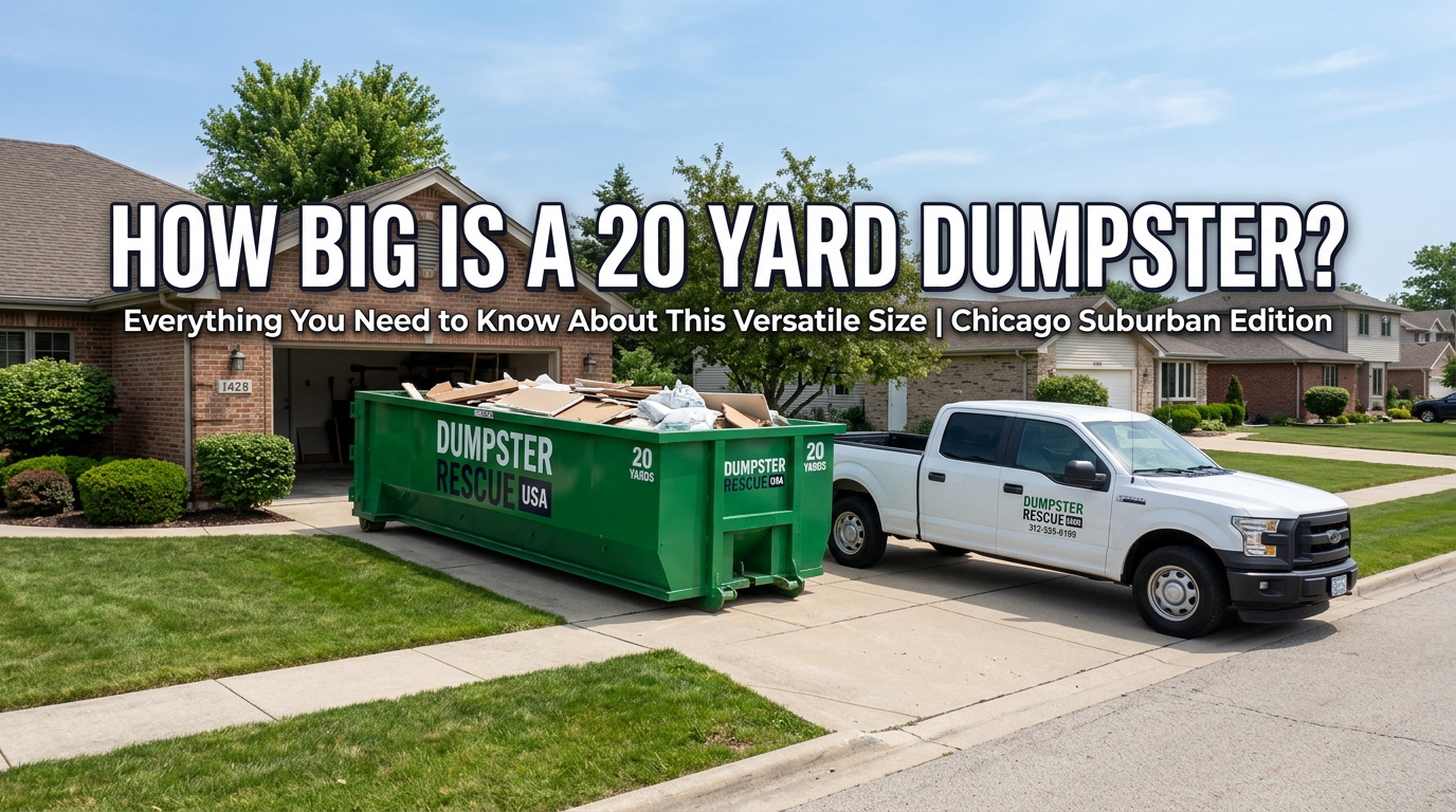 How Big Is a 20 Yard Dumpster? Dimensions & What Fits