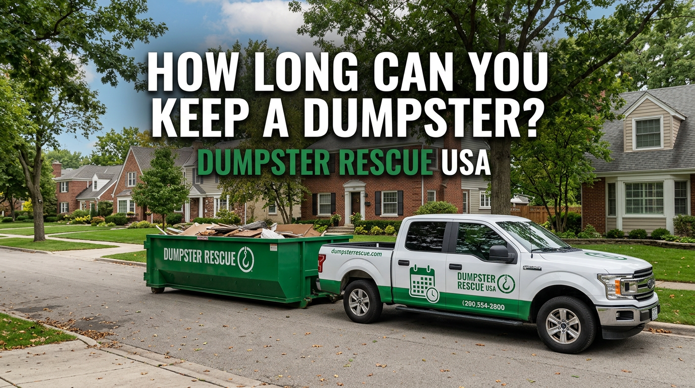 How Long Can You Keep a Dumpster Rental? Rental Periods & Extensions Explained