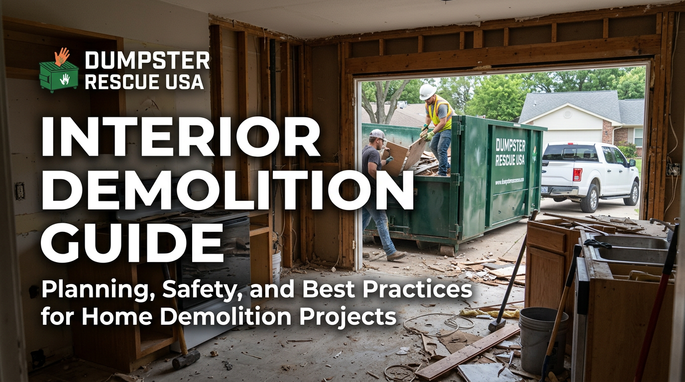 Interior Demolition Before a Remodel: Kitchen, Bathroom & Basement Guide
